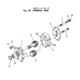 Komatsu-puskutraktorille D455A-1-hydraulipumppu 07442-72202