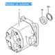 Komatsu-kippiautolle HD200-2-hydraulipumppu 07436-66101 07436-66102