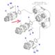 Komatsun kippiautolle HM400-1 HM400-1L-hydrauliset vaihdepumppu 705-56-34490