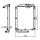 Öljyjäähdytin 13F42000 DOOSAN-kaivinkoneelle DH60-7 S55-V Plus